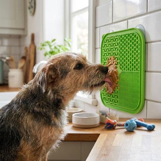 Dog Licking Mat Slow Feeder lifestyle